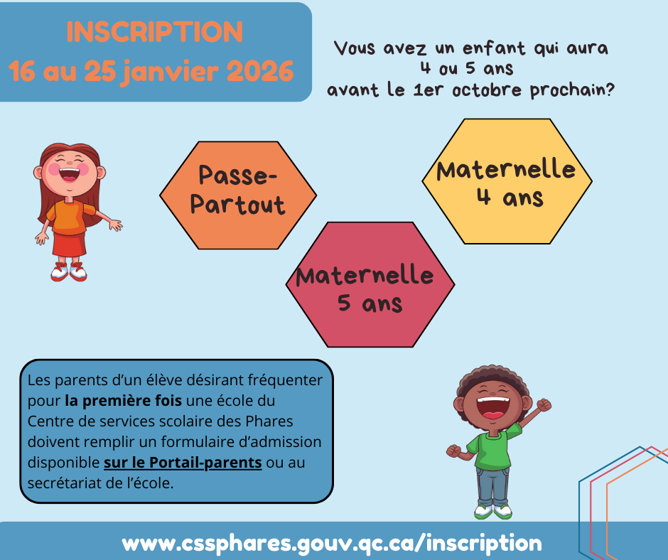 Inscriptions au préscolaire — Rentrée 2026-2027 – Centre de services ...